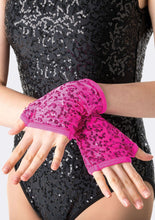 Load image into Gallery viewer, Sequin Fingerless Gloves

