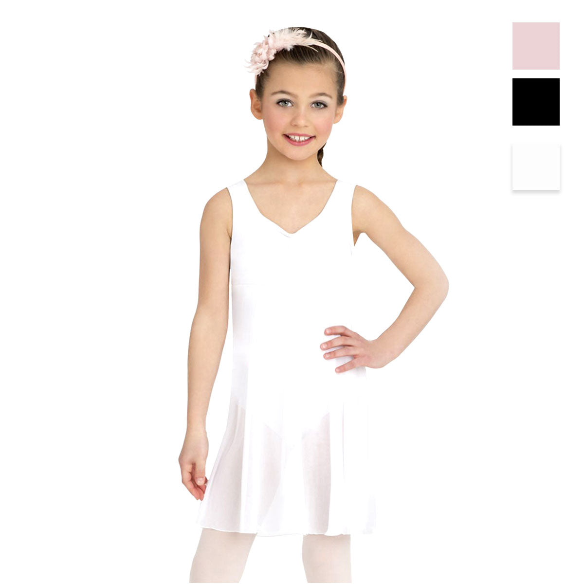 Capezio White Empire Dress – Tempo Dancewear