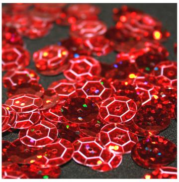 Loose Sequin Red Sparkle