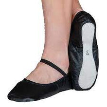 Load image into Gallery viewer, Black Leather Ballet Shoe - Clearance

