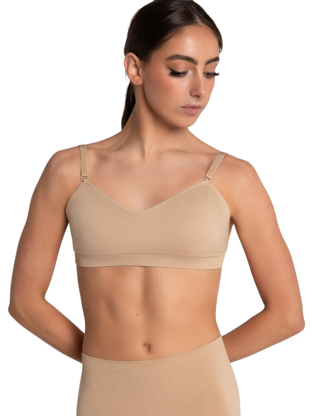 Seamless Clear Back Sweetheart Bandeau