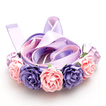 Load image into Gallery viewer, Flower Headband with Ribbon
