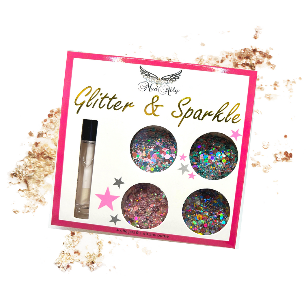 Mad Ally Glitter & Sparkle Pot Rainbow