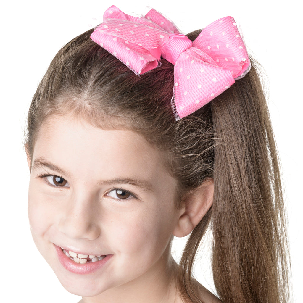 Spotty Bow Clip Tempo Dancewear
