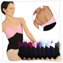 Load image into Gallery viewer, Two Tone Leotard -Purple/Black
